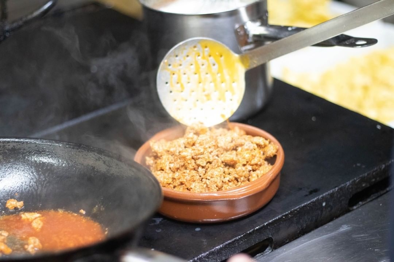 Y después de tanto fuego... El Picadillo!!!!!! #picadillo #chorizo #elprat